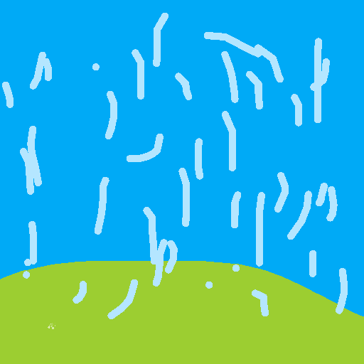 Rain drawing by silver-jade-earth