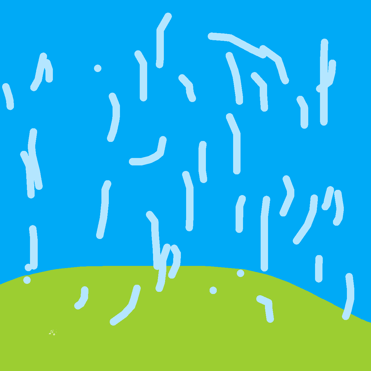 Rain drawing by silver-jade-earth