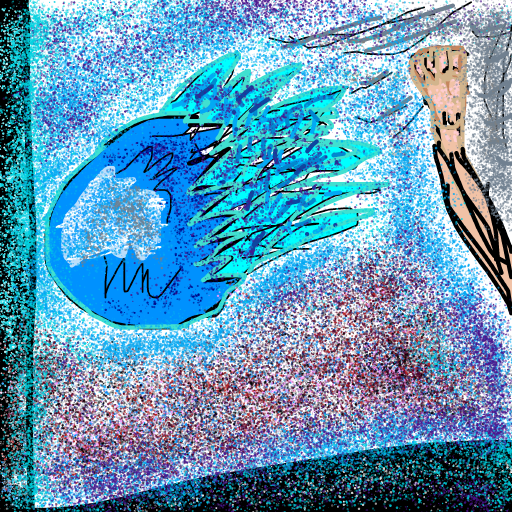Hadouken drawing by justin