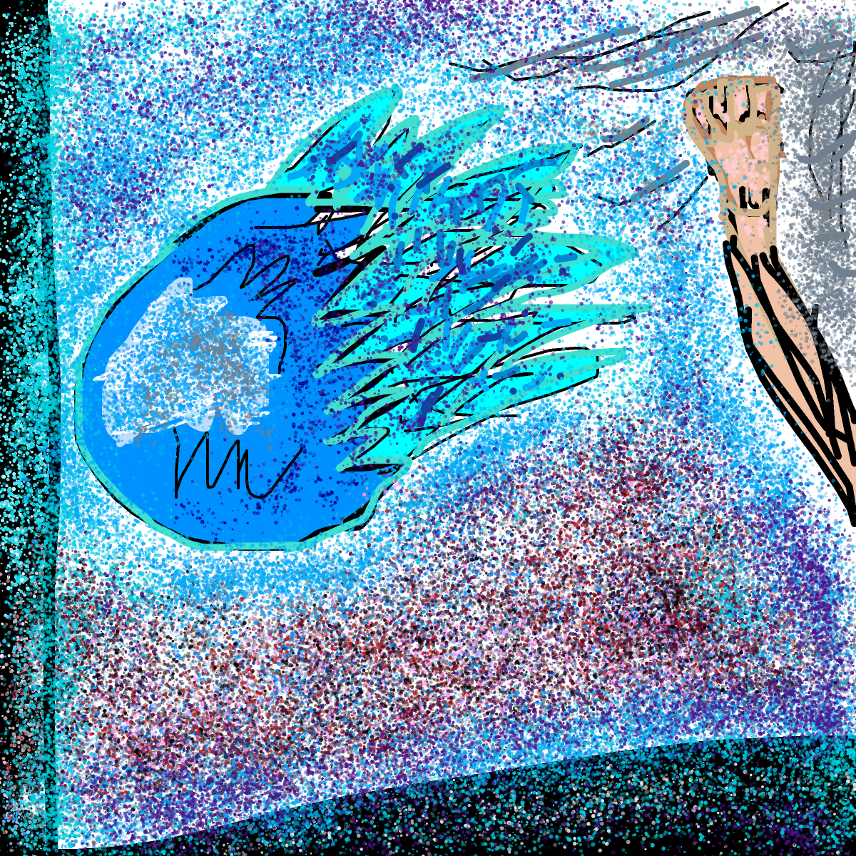 Hadouken drawing by justin