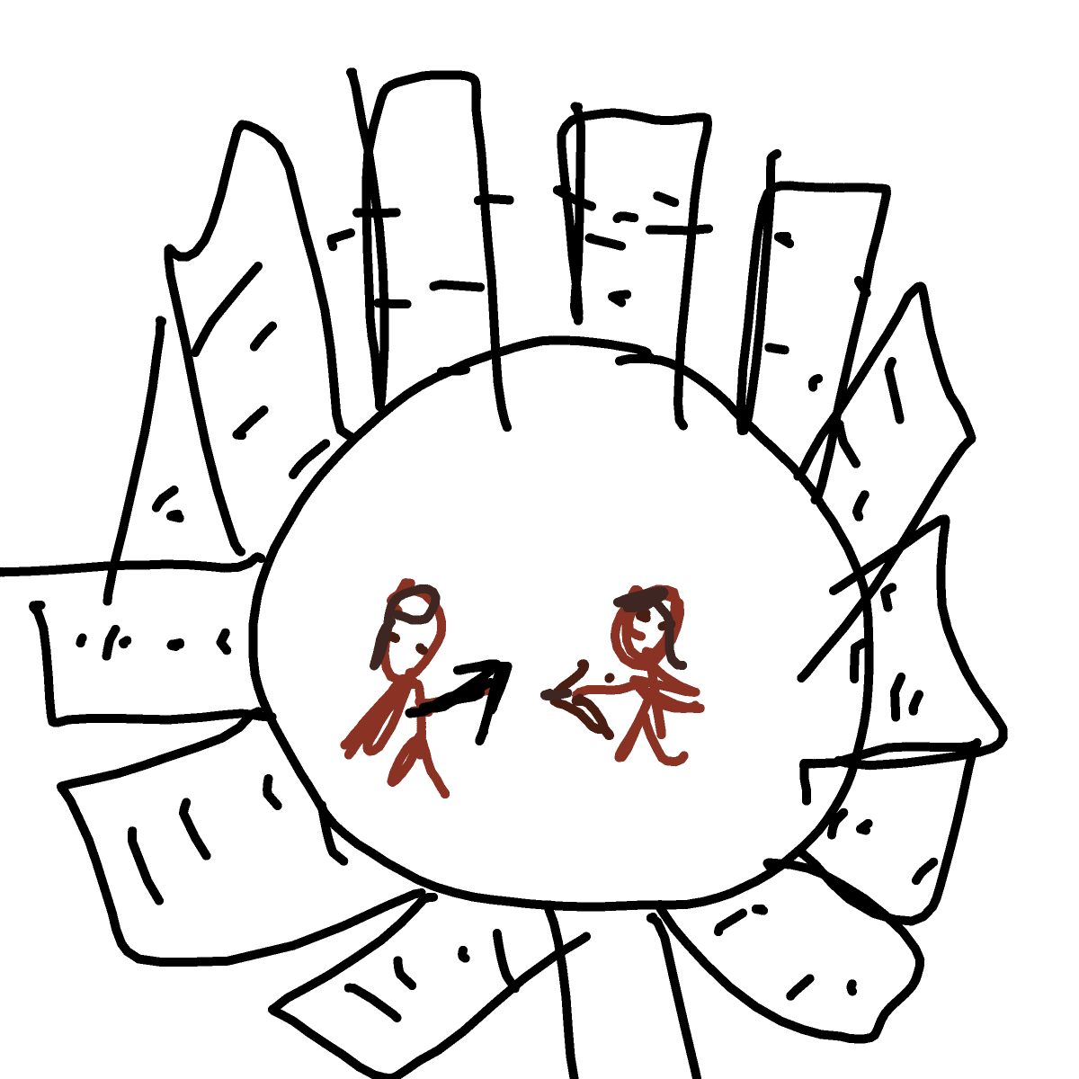 Colosseum drawing by magic-vivid-guru