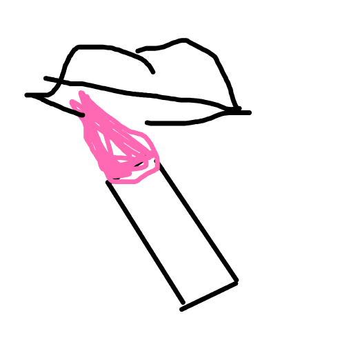 Lipstick drawing by pikapikachuu