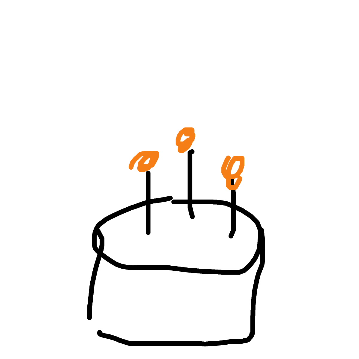 Birthday drawing by bia