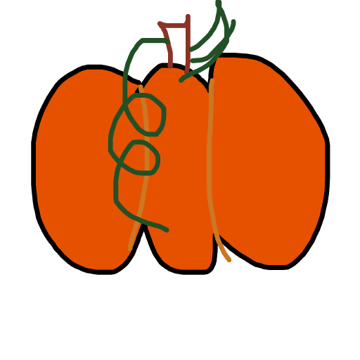 Pumpkin drawing by justjkatee