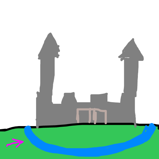 Moat drawing by dark-clear-force
