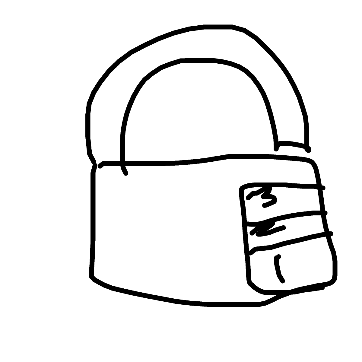 Lock drawing by kim