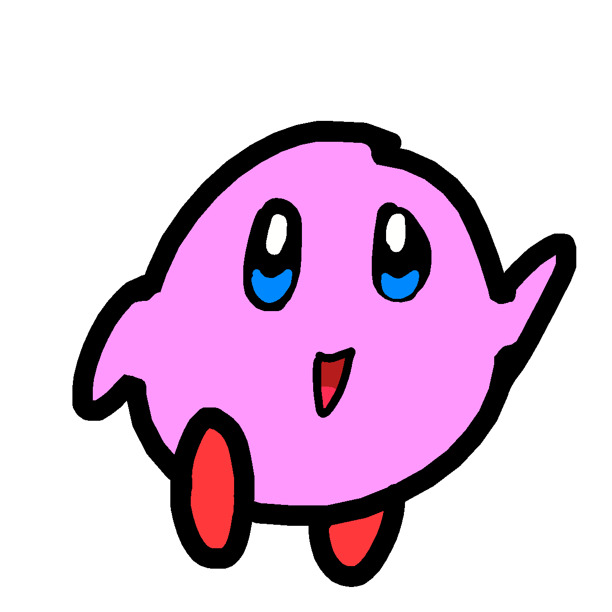 Kirby drawing by macaronimiles