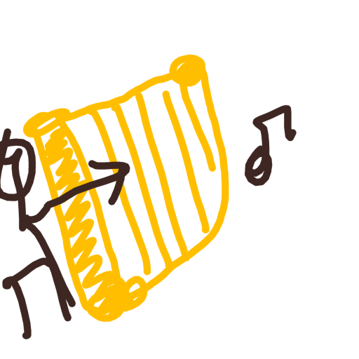 Harp drawing by magic-vivid-guru