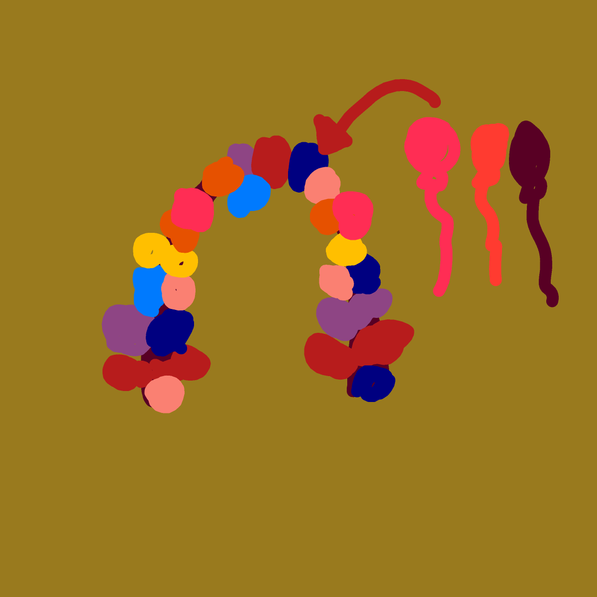 Balloon Arch drawing by SafiyyaJ