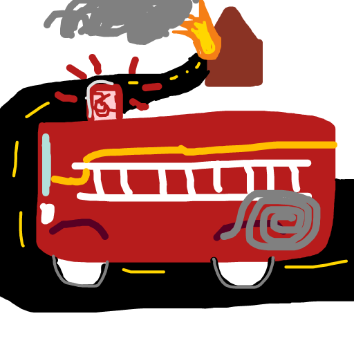 Fire Truck drawing by piratedgender