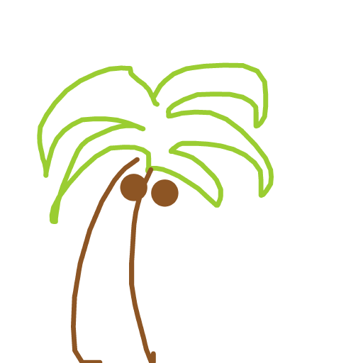 Palm Tree drawing by a_dawg