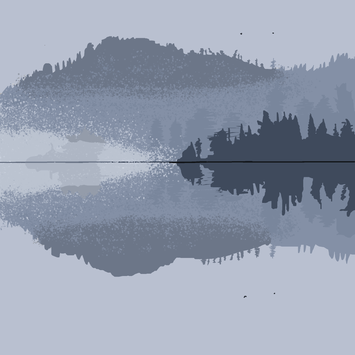 Fog drawing by firecracker
