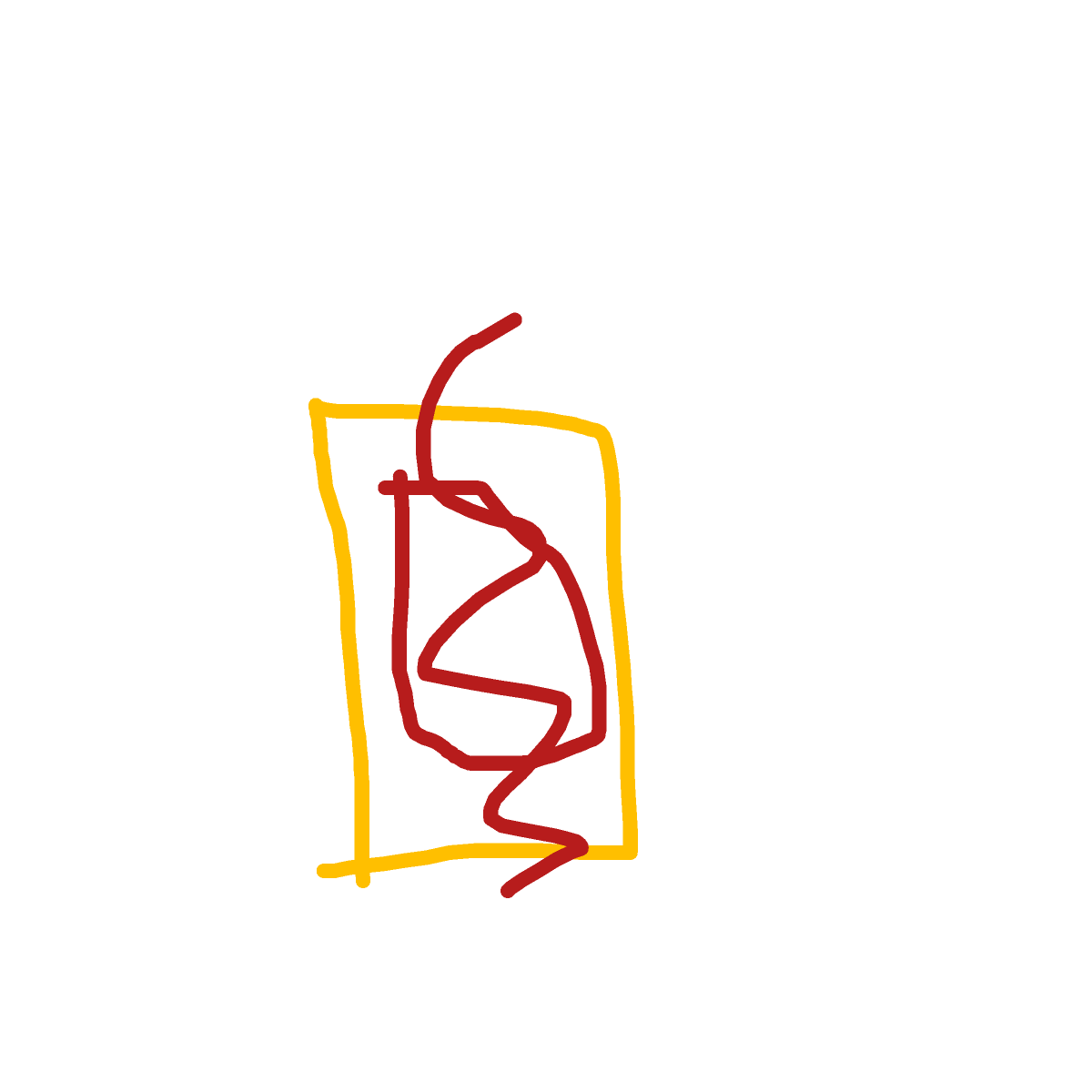 Hot Dog drawing by rice shower