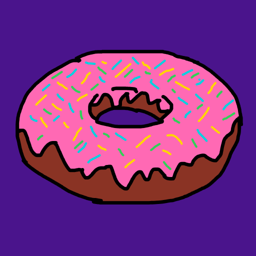 Donut drawing by dan