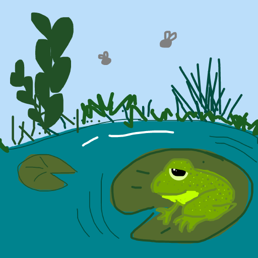 Frog drawing by piratedgender