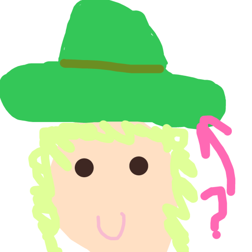 Green Hat drawing by edge-coal-earth