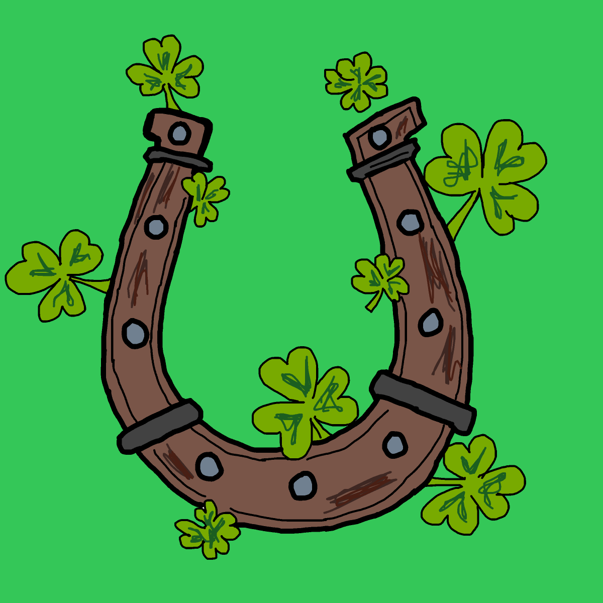 Horseshoe drawing by monthra