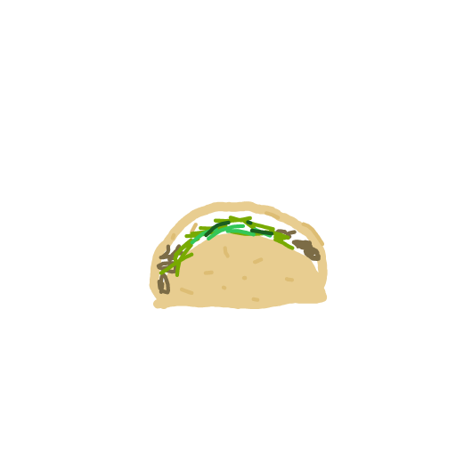 Taco drawing by Horseeeeeeeeey