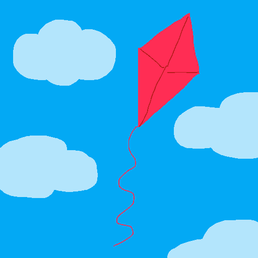Kite drawing by grand-bold-peak