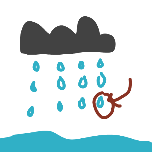 Raindrop drawing by WonorCisdom