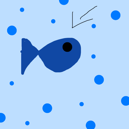 Fish drawing by winnie is awesome