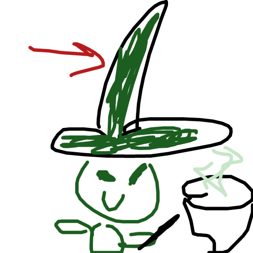 Witch Hat drawing by light-jade-pride
