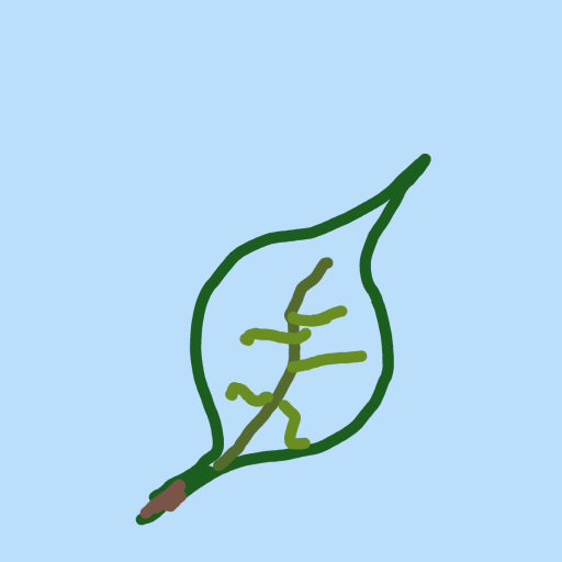 Leaf drawing by ismael