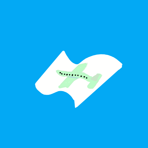 Paper Airplane drawing by ninja