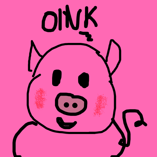 Pig drawing by dan
