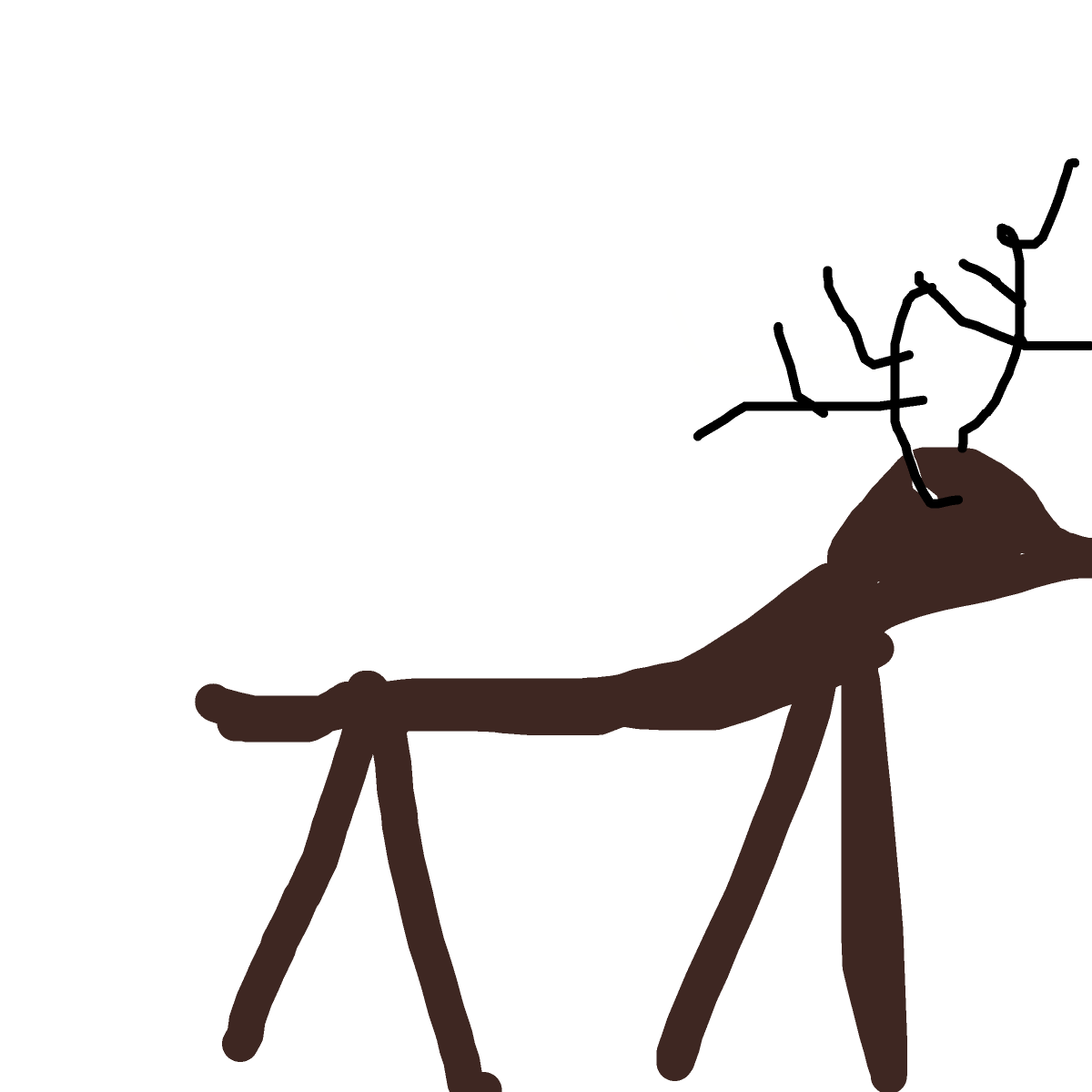 Deer drawing by draw-zeta-gate