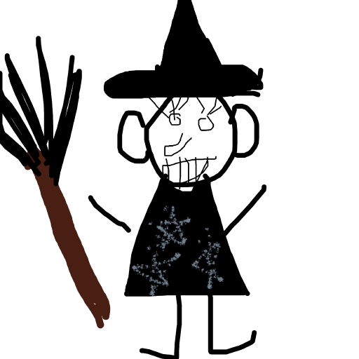 Witch drawing by carla