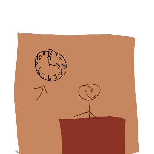 Wall Clock drawing by magic-vivid-guru