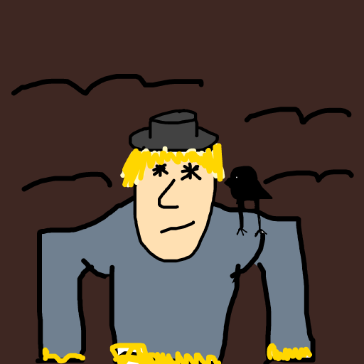 Scarecrow drawing by johnny boy