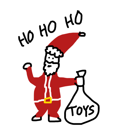 Santa drawing by hatben