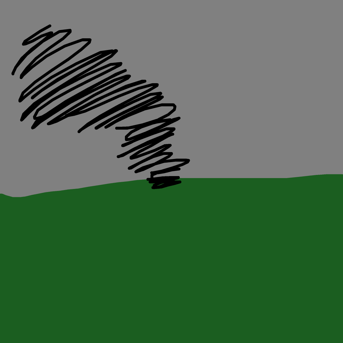 Tornado drawing by drewbenruben
