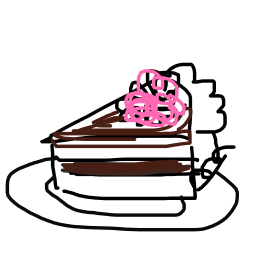 Cake Slice drawing by fresh-ink-dream