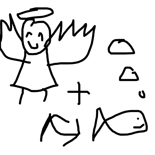 Angelfish drawing by plum-sun-genius