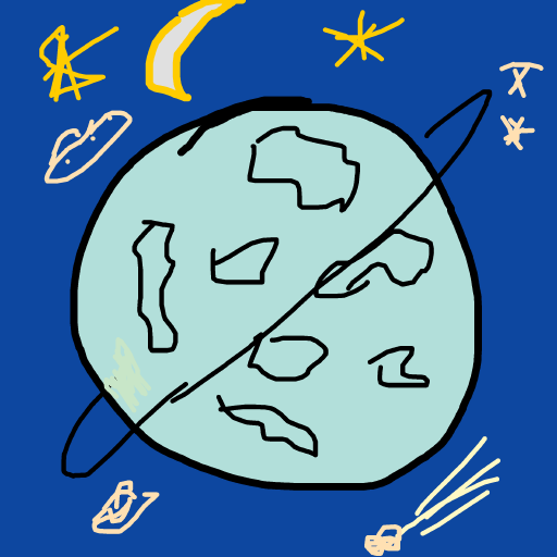 Planet drawing by jivemarlin