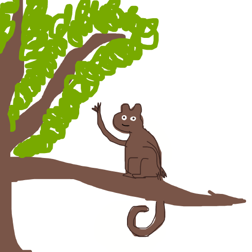 Monkey drawing by beksss