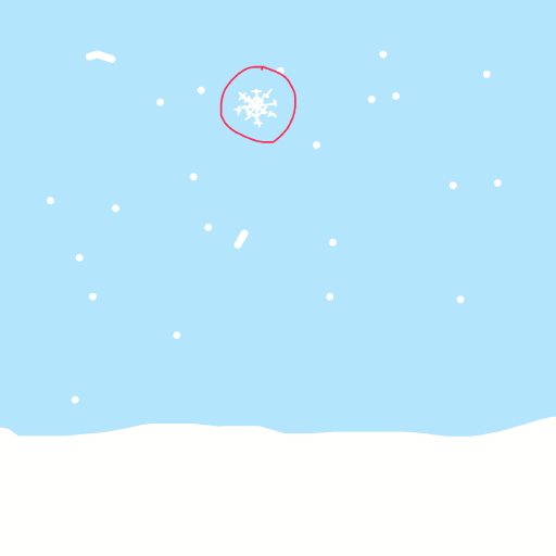 Snowflake drawing by thatladywhocooks