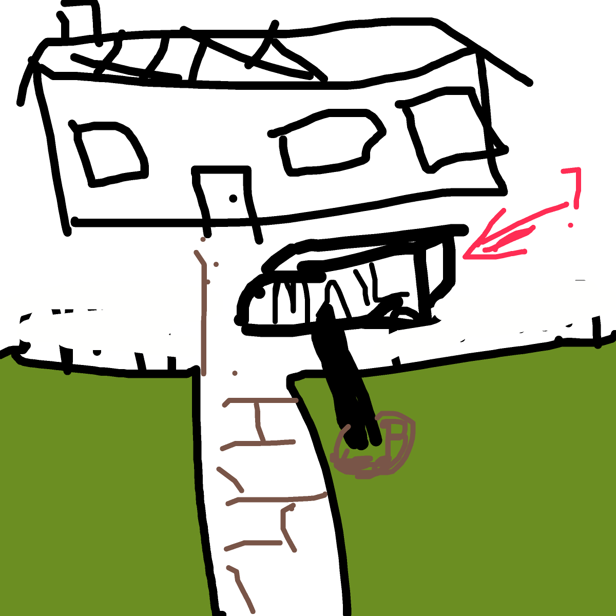 Mailbox drawing by jivemarlin