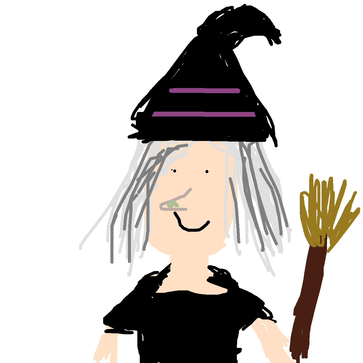 Witch drawing by color-olive-web