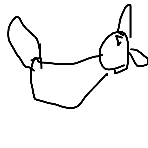 Fox drawing by rich-brass-doodler