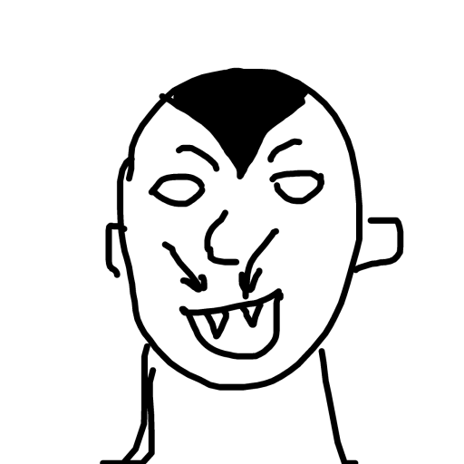 Fangs drawing by plum-sun-genius
