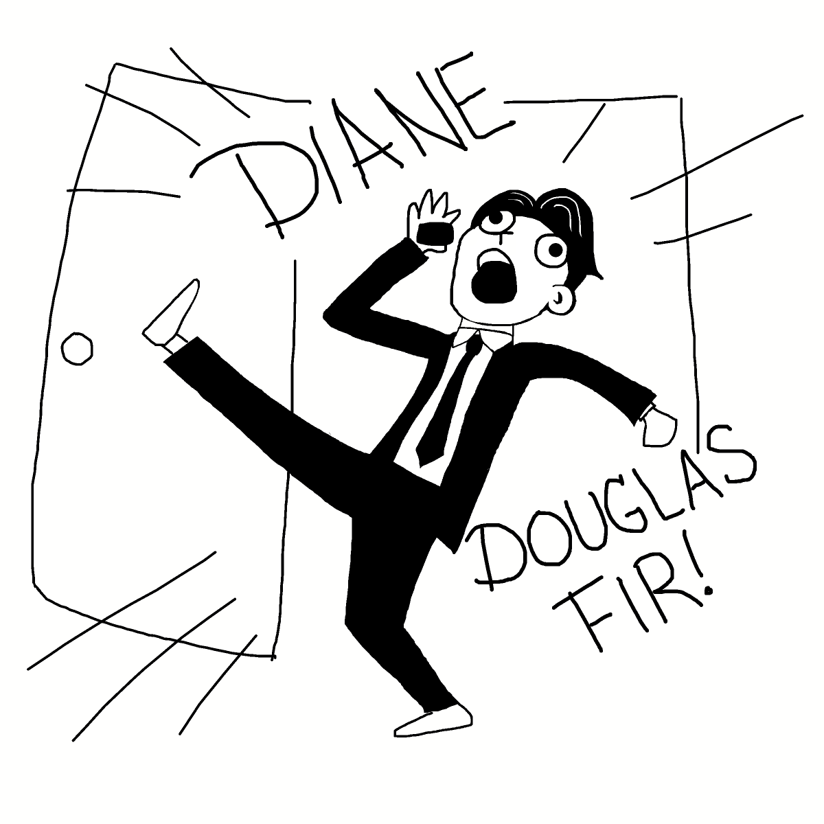 Dale Cooper drawing by firecracker