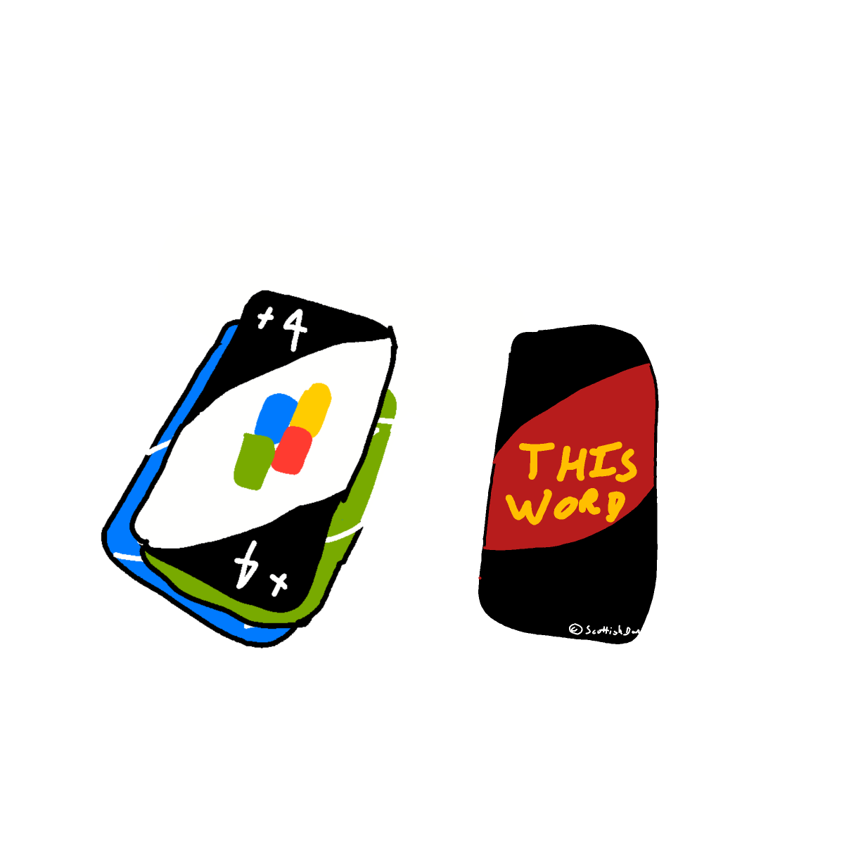 UNO drawing by Cwis448