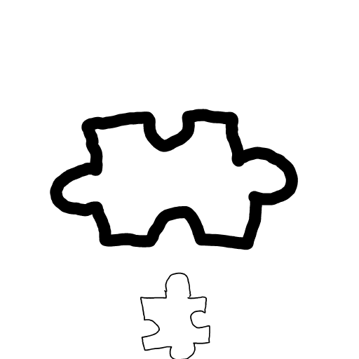 Jigsaw Piece drawing by Anna