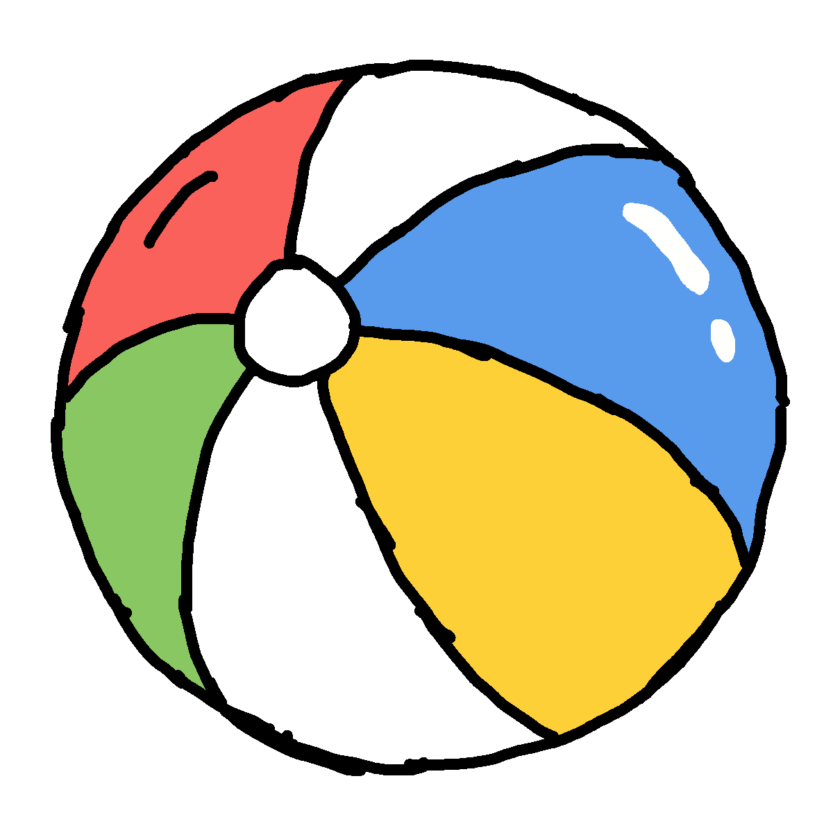Beach Ball drawing by kyle