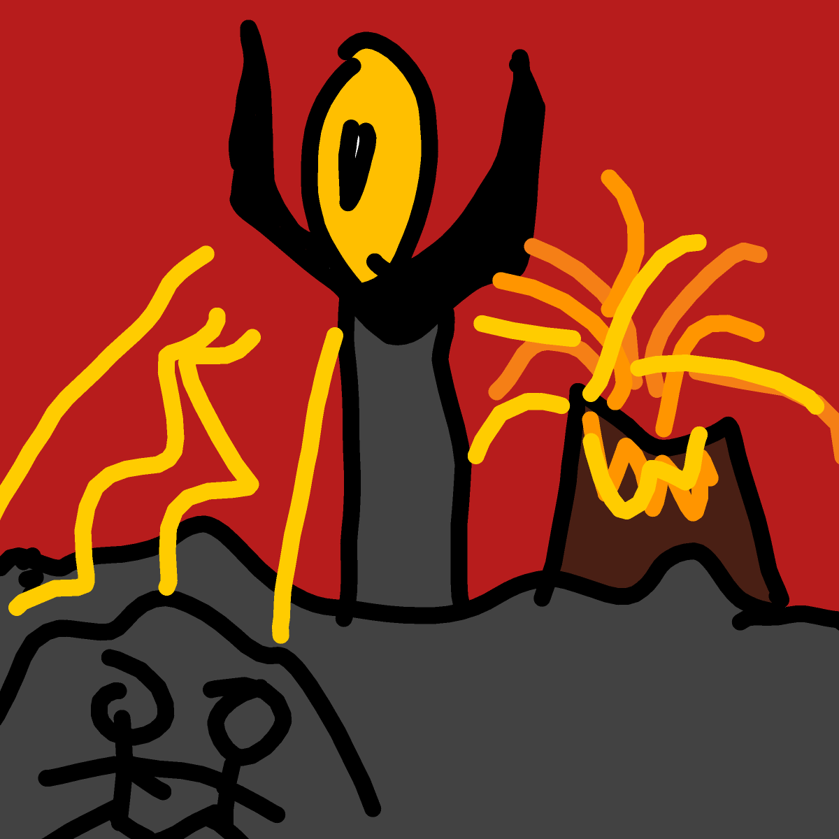 Mordor drawing by sure-color-anvil