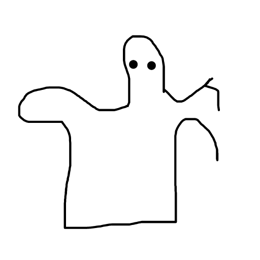 Ghost drawing by troy
